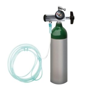 Cilindro de Oxígeno M6 (164 L)+ Kit (Regulador Barb y Canula )