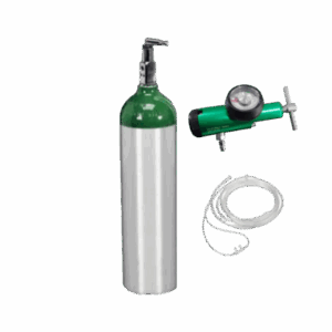 Cilindro de Oxígeno MD (425 L)+ Kit (Regulador Barb y Canula )