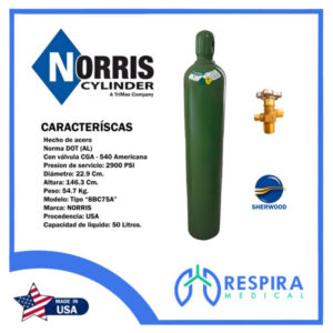 Balon de Oxígeno NORRIS (USA)-10 m3