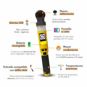 Alcoholimetro IBLOW 10 Pro-SENTECH