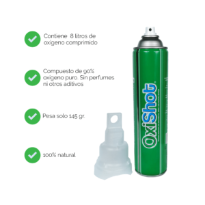 Oxigeno Portatil - OXISHOT 8.8 Lt